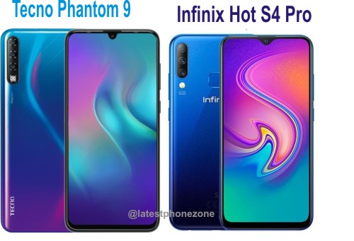 Tecno Phantom 9 vs Infinix Hot S4 Pro: The best selfie Android smartphones in Nigeria 2019. Check out the specs and price difference before making a buying decision