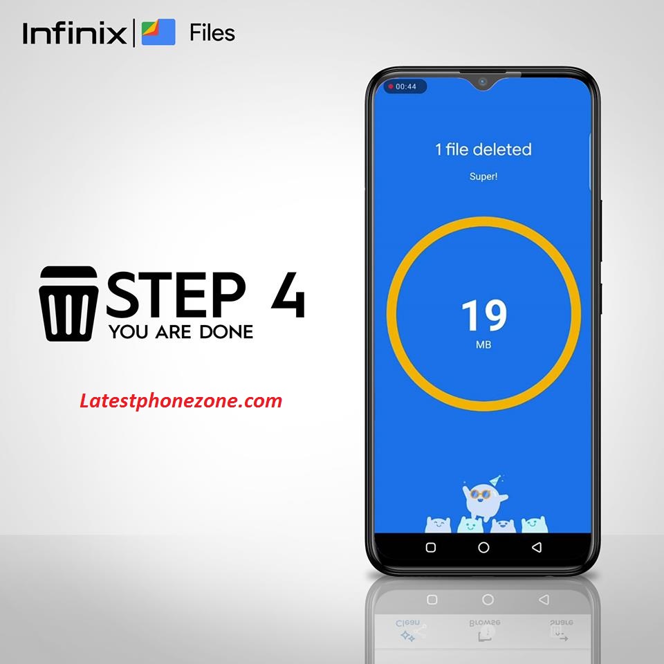 Google File Go Junk Cleaner helps to free up space, boost performance on the latest Infinix Hot 8 in just 4 easy steps.