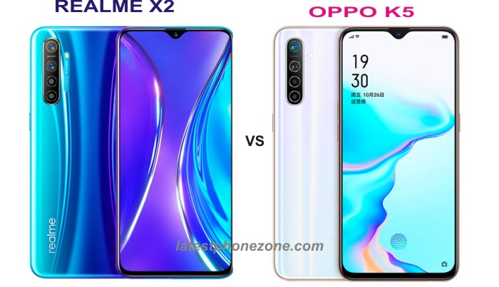 What is the difference between Realme X2 and Oppo K5? Check out the specs and price comparison