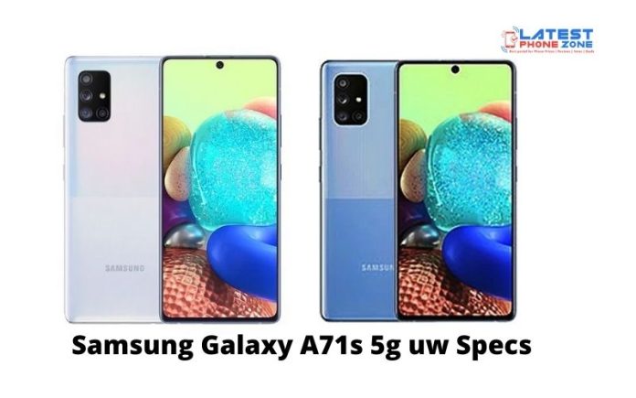 Samsung Galaxy A71s 5g uw Specs