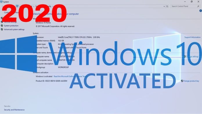 Windows 10 Pro Activator Key
