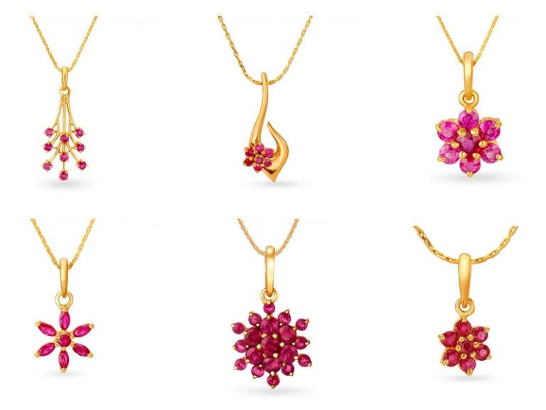 15 Beautiful Ruby Pendant Designs for Women’s in Trend